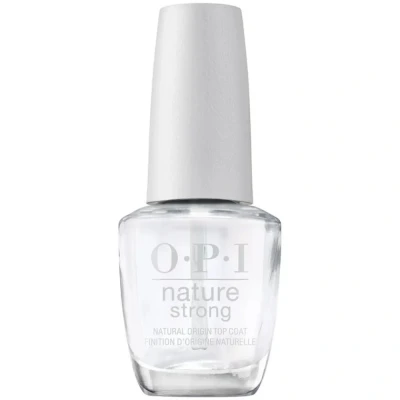 Abbildung von OPI Nature Strong Nagellack langanhaltender in Schwarz, Weiß oder Grau vegane For