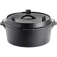 Abbildung von Gusseisen Dutch Oven mit Deckel, Topf
