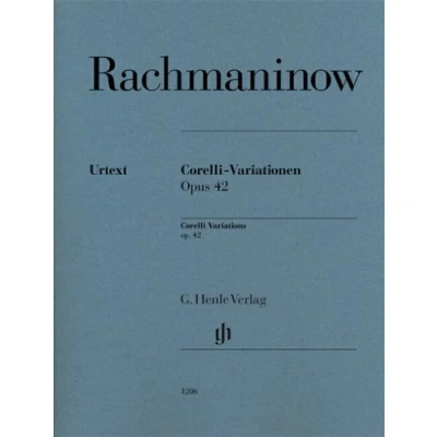 Abbildung von Corelli Variationen op. 42: Besetzung: Klavier zu zwei Händen (G. Henle Urtext Ausgabe)