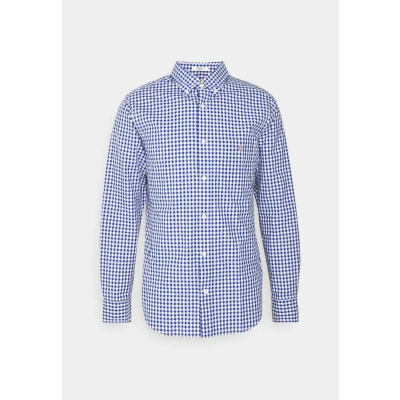 Abbildung von GANT Gingham Shirt Hemd, Herren, Größe: 5XL, College blue
