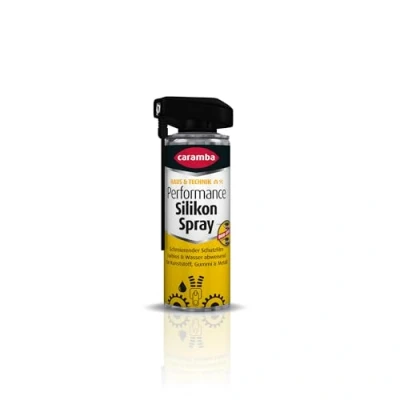 Abbildung von Caramba Performance Silikon Spray (300 ml) Silikonspray schützt, pflegt und schmiert in nur einem Arbeitsgang farbloses geruchsarmes Schmiermittel für Metall, Kunststoff Gummi