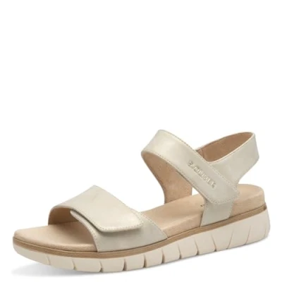 Abbildung von s.Oliver Keilsandalette, Damen, Größe: 38, Champagne Schuhe