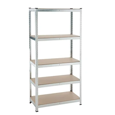 Abbildung von ESTEXO Steckregal Lagerregal 21 Modelle wählbar Schwerlastregal Regal Kellerregal Werkstattregal Werkbank Garagenregal (Verzinkt / 180x90x40cm 875kg)