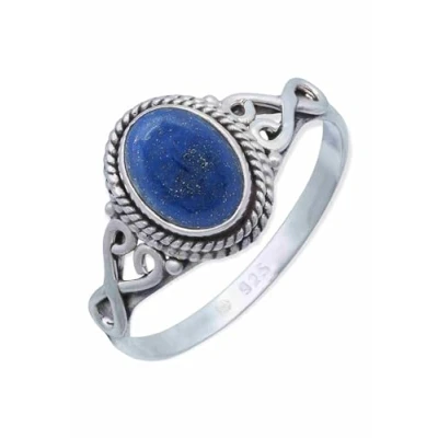 Abbildung von mantraroma Silberring 925er Silber mit Tigerauge