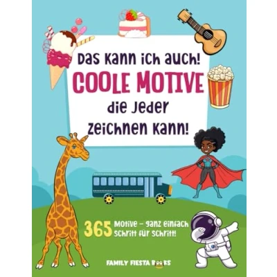 Abbildung von zeichnen Lernen: Coole Motive, die jeder kann! 365 Motive ganz einfach Schritt für Schritt!