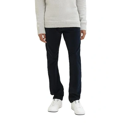 Abbildung von TOM TAILOR Herren Josh Regular Slim Fit Hose aus Cord, sky captain blue, 36/32