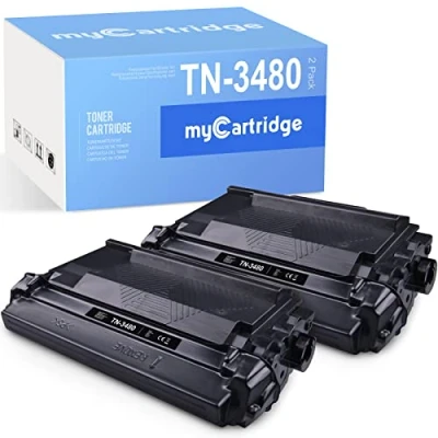 Abbildung von MYCARTRIDGE TN 3480 TN3480 Toner Ersatz für Brother HL L5100DN L5200DW MFC L6800DW L6400DW DCP L5500DN L5000D L6300DW L5850DW L6900DW (2 Schwarz)