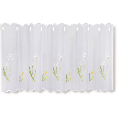 Abbildung von Gerster Scheibengardine &quot;Pusti&quot;, (1 St.), HxB: 50x145, mit gestickten Blumendesign