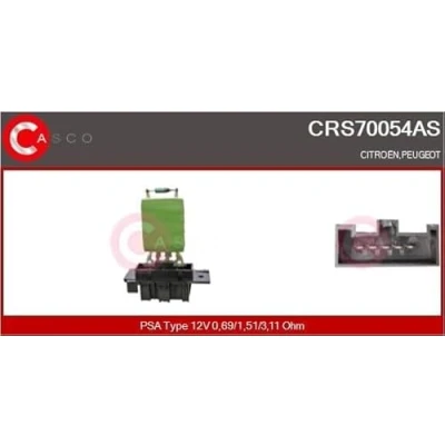 Abbildung von CASCO CRS70054AS Widerstand, Innenraumgebläse CITROËN: Berlingo II, II Kastenwagen, PEUGEOT: Partner Tepee, Kastenwagen