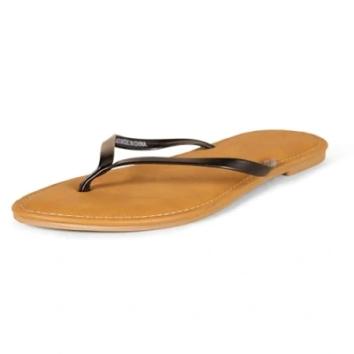 Abbildung von Amazon Essentials Damen Zehensandale, Schwarz, 42 EU