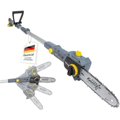 Abbildung von FANZTOOL Akku Kettensäge 20V Hochentaster mit 2Ah Akku/Ladegerät, Packung