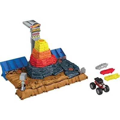 Abbildung von Hot Wheels Monster Trucks Arena Smashers Spielset Bone Shaker Ultimate Crush Yard