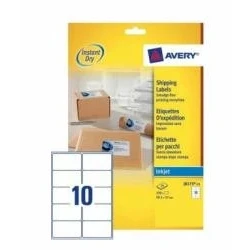 Abbildung von Avery Zweckform Adressetiketten 99,1x57,0mm VE=250 Stück