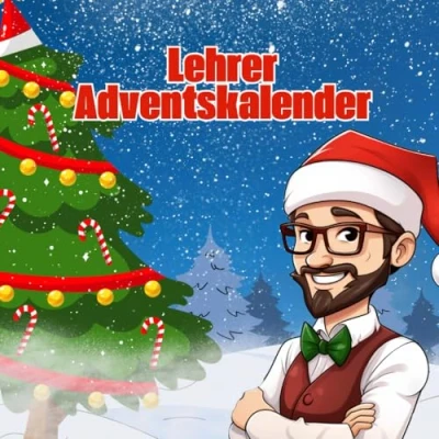 Abbildung von Lehrer Adventskalender: Ein erstaunlicher Weihnachtskalender in Buchform für die besten der Welt