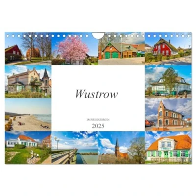 Abbildung von Wustrow Impressionen (Wandkalender 2025 DIN A4 quer), CALVENDO Monatskalender