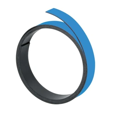 Abbildung von FRANKEN Magnetband, 100 cm x 10 mm, beschriftbar, zuschneidbar, hellblau, M802 18