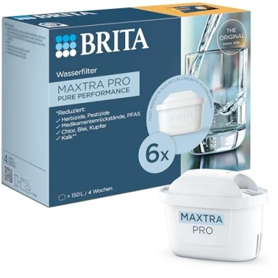 Abbildung von BRITA Wasserfilter MAXTRA PRO ALL IN 1, Zubehör für Tischwasserfilter, 4 stufiges Filtersystem