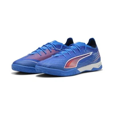 Abbildung von Puma Ultra 6 PRO COURT Futsalschuhe Unisex Blue/White/Glowing Red Größe: 44.5