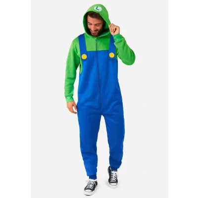 Abbildung von Opposuits Luigi Onesie Jumpsuit, Größe: Large, Green