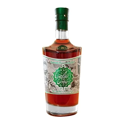 Abbildung von Calicos Crew The Doctors Tranquilizer 21 Jahre Premium Rum Panama Noten von Nougat und Haselnuss 700ml 40% vol klassische Reifung in Bourbon Fässern