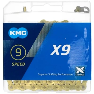 Abbildung von KMC Unisex Erwachsene X9 Ti N Fahrradkette, schwarz, 1size, BX09TI114