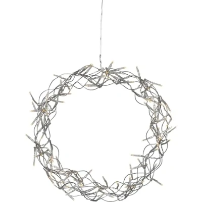 Abbildung von LED Kranz Curly, warmweiß, Ø 30 cm