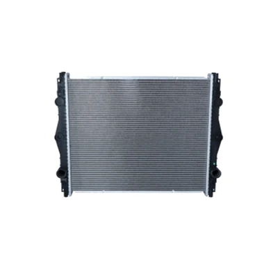 Abbildung von NRF 509744 Kühler, Motorkühlung Aluminium 658 588 43 ohne Rahmen Kühlrippen gelötet