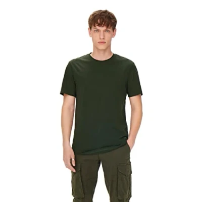 Abbildung von Only &amp; Sons Onsmatt Longy TEE Tshirt basic, Herren, Größe: Large, Rosin