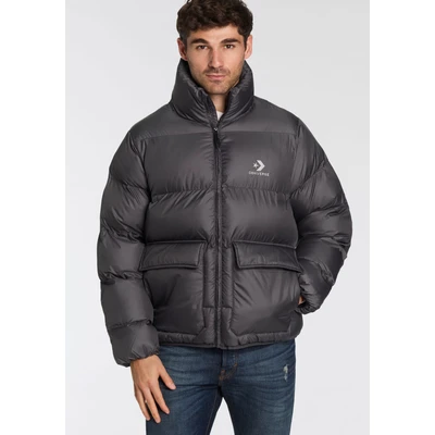 Abbildung von Converse Pocket Puffer Jacket Winterjacke, Herren, Größe: Large, Dark matter