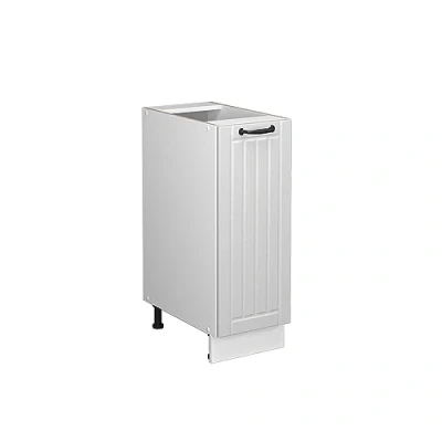 Abbildung von Vicco Apothekerschrank Fame Line, Weiß, 30 cm ohne Arbeitsplatte Adjustable Feet