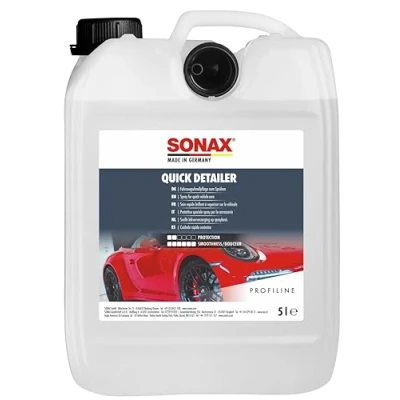 Abbildung von SONAX QuickDetailer (5 Liter) Fahrzeugschnellpflege zum Sprühen, frischt Farben auf und verleiht herausragende Glätte Art Nr. 02685000