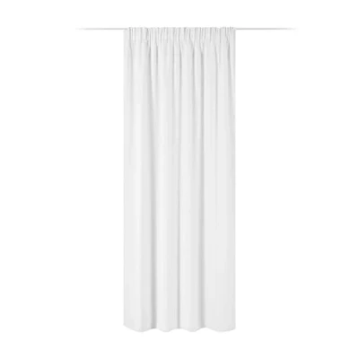 Abbildung von JEMIDI Vorhang Blickdicht Gardine mit Kräuselband Universalband 100% Polyester Dekoschal lang für Wohnzimmer Schlafzimmer einfache Montage