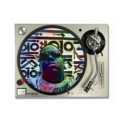 Abbildung von Big Poppa Vinyl DJ Turntable Slipmats/Slipmat/(Rutschmatten 30,5 cm oder 17,8 7&quot;