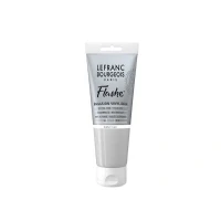 Abbildung von Lefranc Bourgeois 300525 Flashe Acrylfarbe &amp; Vinylfarbe, hochpigmentiert, elastisch, lichtecht, alterungsbeständig, matt, für den Innen Außenbereich, 80ml Tube Fluoweiss