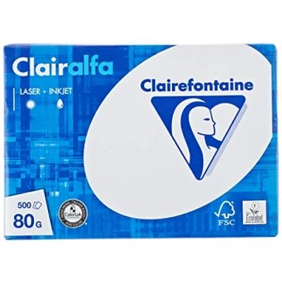 Abbildung von CLAIREFONTAINE Druckerpapier 2800, Format DIN A5, 80 g/m², 172 CIE, 500 Blatt
