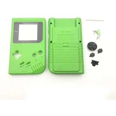 Abbildung von Ersatz Gehäuse für Nintendo Gameboy Classic 1989 GB DMG Konsole, Reparaturteil, Apfelgrün