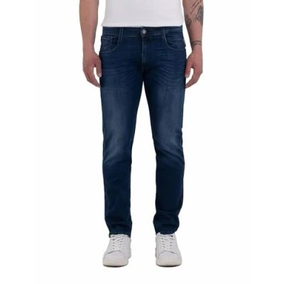 Abbildung von Replay Anbass Jeans Slim Fit, Herren, Größe: 28x30, Medium blue