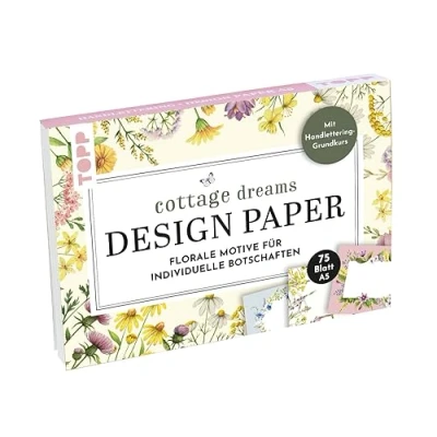 Abbildung von Topp Motivpapier Handlettering Design Paper Block, Cotton Dreams A5