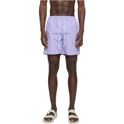 Abbildung von Urban Classics Block Badeshorts, Herren, Größe: Large, Lavender