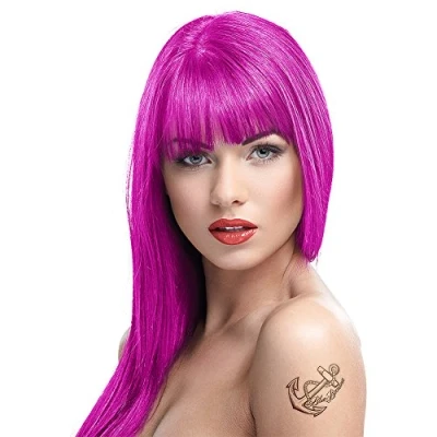 Abbildung von 2 x Crazy Color Semi Permanent Hair Colour Dyes by Renbow 100ml Pinkissimo 42