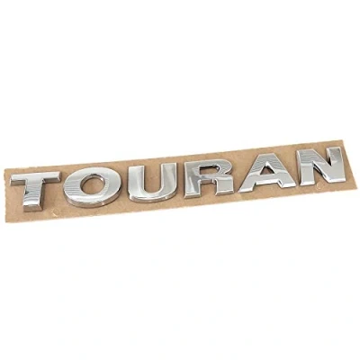 Abbildung von Volkswagen 1T0853687C739 Schriftzug Touran Emblem Logo chrom glänzend, Typ 1T3, Modell 2011 2015