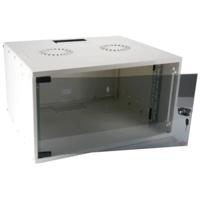 Abbildung von EFB 19 Zoll 09HE Wandgehäuse Basic, Tiefe 600mm 1 teilig, Flat Pack, RAL9010