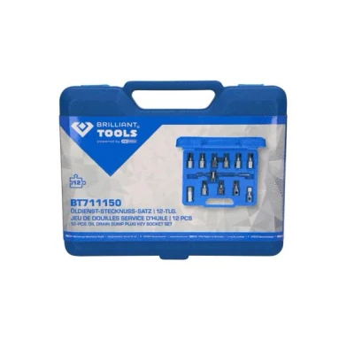 Abbildung von KS TOOLS BT711150 Ölfilterschlüsselsatz 10 (3/8&quot;)mm (Zoll) Vierkant