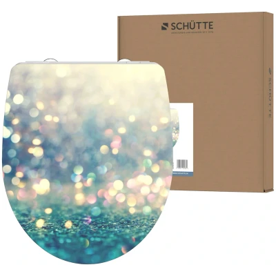 Abbildung von Schütte WC Sitz Magic Light, Duroplast, mit Absenkautomatik und Schnellverschluss, High Gloss