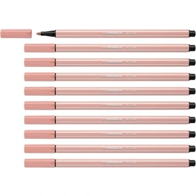Abbildung von Premium Filzstift STABILO Pen 68 10er Pack rouge
