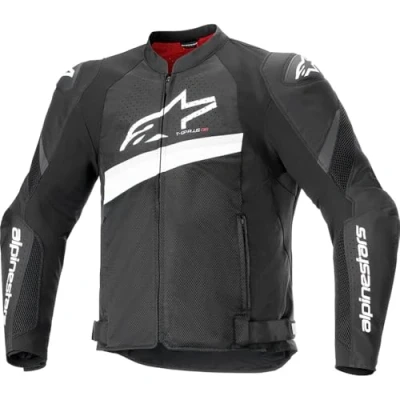 Abbildung von Alpinestars T GP Plus R V4 Airflow Textiljacke schwarz/weiß L Herren