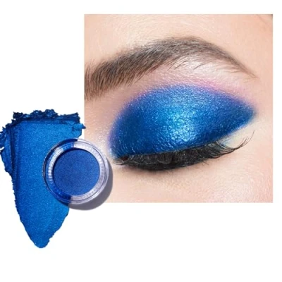 Abbildung von Oulac Glitzer Lidschatten Blau, Hochpigmentierter Feine Textur, Wasserfest &amp; Langlebig, Metallisch schimmernde Finish, Verblendbar Faltenfreies Augen Makeup, Vegan 06g (25) Ocean Heart