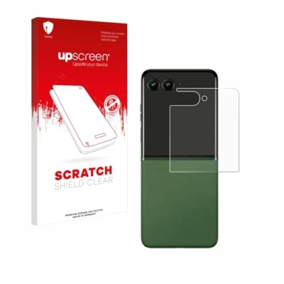 Abbildung von upscreen Schutzfolie für Motorola Razr 50 Ultra (Hinteres Display) Kristall klar, Kratzschutz, Anti Fingerprint
