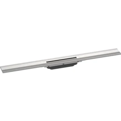 Abbildung von hansgrohe RainDrain Flex Abdeckungsset für gefliesten Duschablauf 800 mm Wandmontage/kürzbar gebürstet Rost