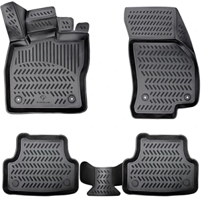 Abbildung von ELMASLINE 3D Gummimatten Set für Citroen C4 2010 2019 Hoher 5cm Rand Baujahre 2011 2012 2013 2014 2015 2016 2017 2018
